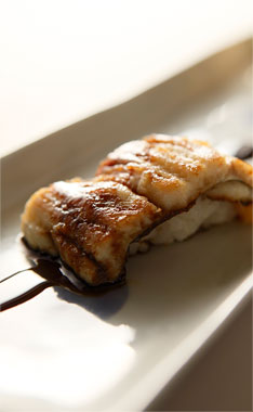 穴子の鉄板焼き